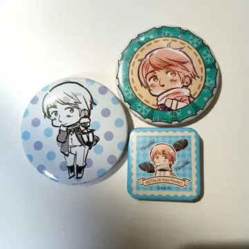 헤타리아 러시아 히사고 캔뱃지 3개 세트