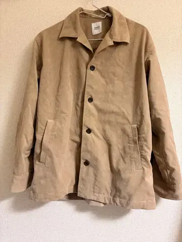 TAKEO KIKUCHI 커버올 베이지 스웨이드 다케오 키쿠치