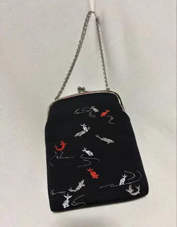 야마모토 간사이 Kansai 유카타 백 크레이프 원단 자수