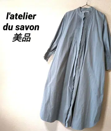 아틀리에 두 사봉 롱 원피스 새상품급 개더 퍼프 슬리브 긴팔 최근