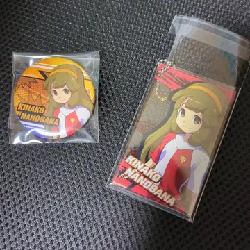 이나즈마 일레븐 인기 투표 기념 카드 키링 캔뱃지 나노카 키나코