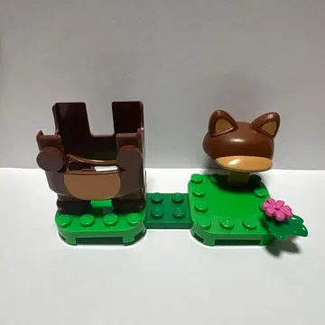 레고 슈퍼 마리오 너구리 마리오