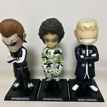 크로우즈&worst 하루미치, 하야시다, 후루카와 피규어 3체 세트
