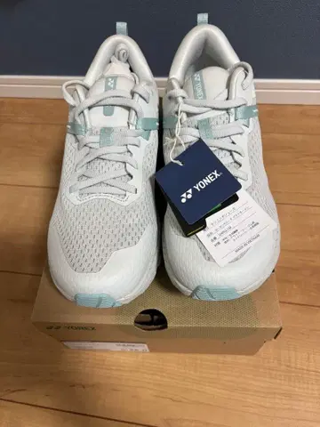 YONEX 러닝화 화이트/라이트 블루