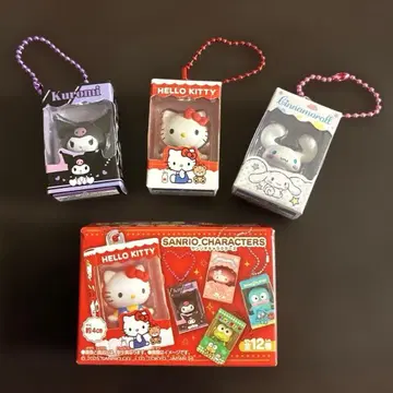 산리오 캐릭터즈 초코 박스 키티 쿠로미 시크릿 세트