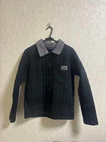 Patagonia 보아 자켓 체크 무늬