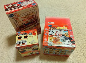 [ 미사용 ] 디즈니 50's Cafe+쇼케이스+Cafe 테이블 세트