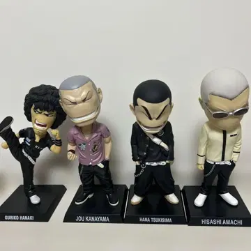 크로우즈&worst 하나, 천지, 하나키, 카네야마 피규어만 4체 세트