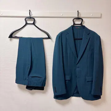 ORIHICA 워셔블&스트레치 체크 네이비 L 사이즈