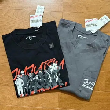 [ 새상품 택 포함 ] 주술회전 UT T셔츠 2종 L사이즈 유니클로