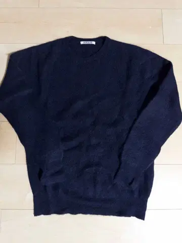 AURALEE BABY SURI ALPACA SHEER KNIT P/O