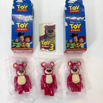 베어브릭 토이 스토리 랏소 피규어 3개 세트