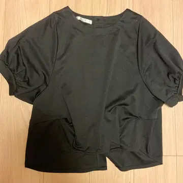 비키 블랙 큐트 반팔 셔츠 M
