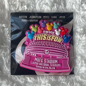 TWICE THIS IS FOR MUFJ 스타디움 공연 기념 마그넷