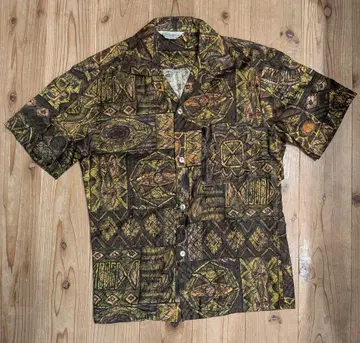 50s~60s 캘리포니아산 알로하 셔츠 아토믹