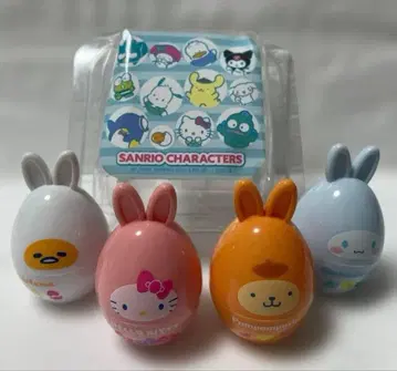 산리오 고르고 골라 토끼 모양 스탬프 4개 세트