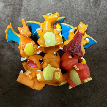 포켓몬 손가락 인형 파이리 리자드 리자몽 6개 세트