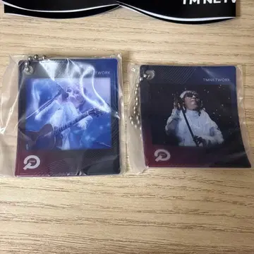TM NETWORK 가챠 폴라로이드 키링 아레나 한정판 2개 세트