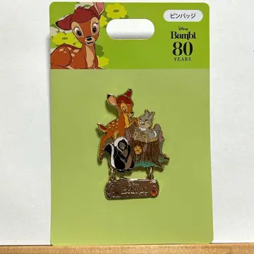 디즈니 밤비 80주년 핀 배지 핀 배치 디즈니 스토어 A