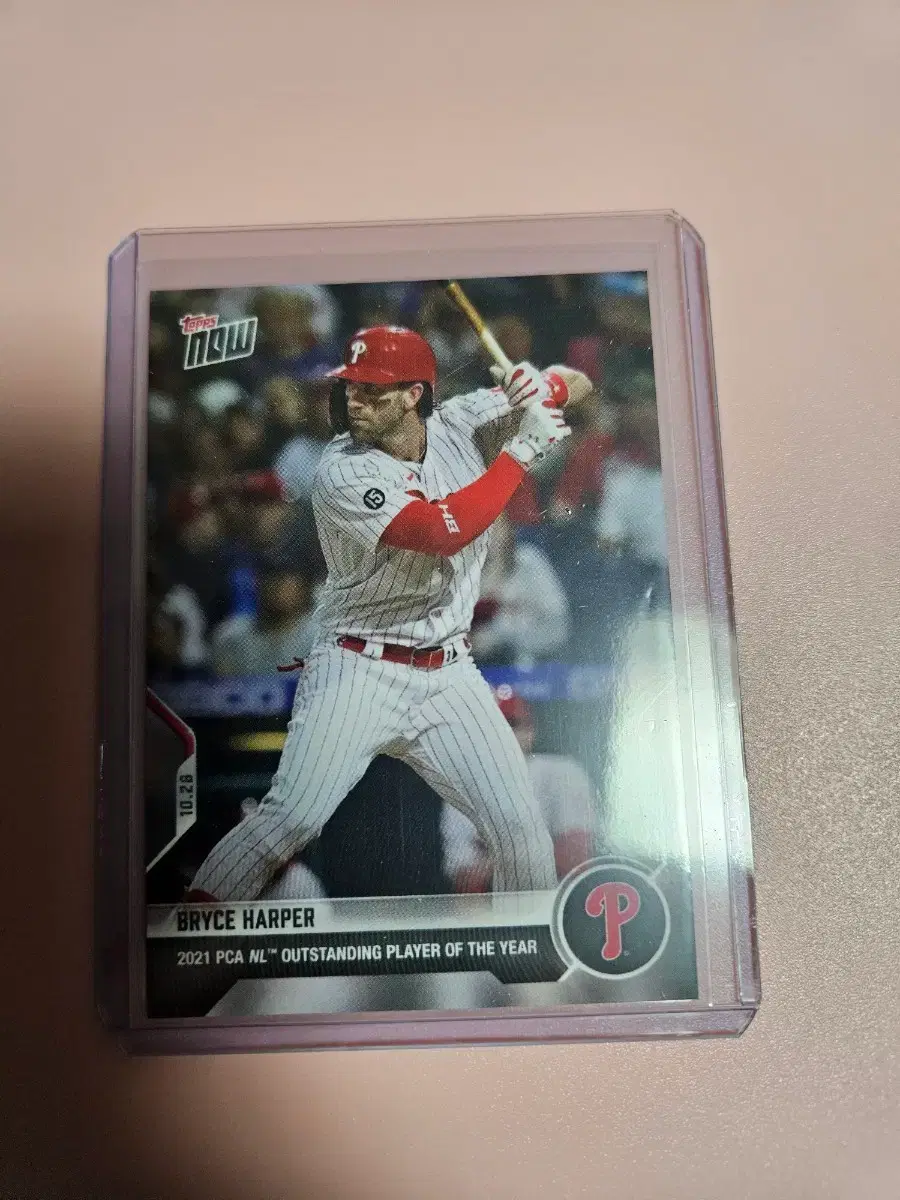 필라델피아)브라이스 하퍼 2021 Topps Now PCA 수상 기념