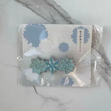 귀멸의 칼날 무한성편 제1장 아카자 재래 눈꽃 헤어 클립 코유키