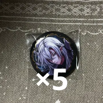 악마 집사와 검은 고양이 아쿠네코 4주년 캔뱃지 시로