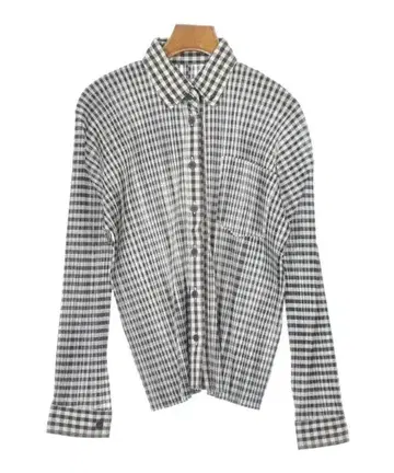 플리츠 플리즈 캐주얼 셔츠 여성용