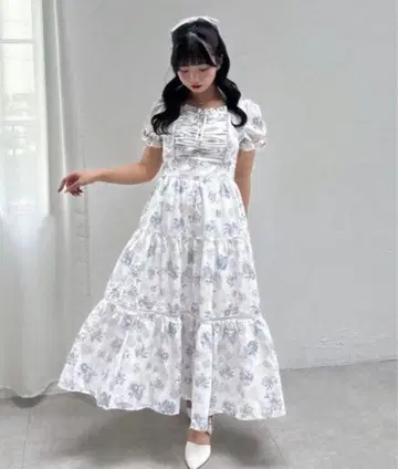 evelyn 오리지널 꽃무늬 롱 원피스