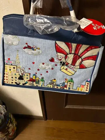 알베로베로 올레볼레브라 자수 디자인 토트백 새상품