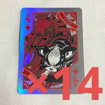 죠죠 월드 오로라 카드놀이 14장 세트