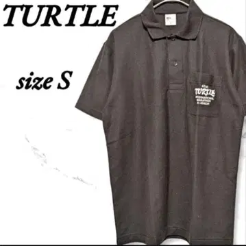 터틀 41st 반팔 피케 셔츠 아다치구 마라톤 블랙 S 착용감 고급