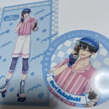 아모카페 타몬군 카페 코스터 엽서 사카구치 사쿠리