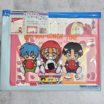 빨간 망토 차차 채화민 레터 세트 리본 60주년 편지지 부록 부록