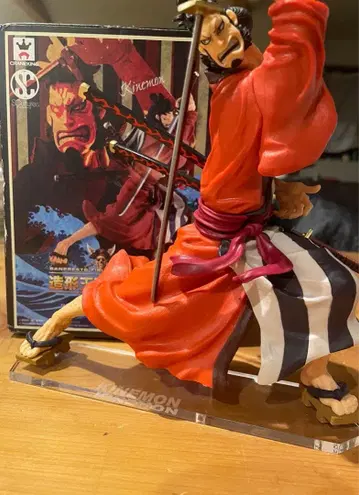원피스 피규어 조형왕정상결전 III 킨에몬 아크릴 받침대 포함