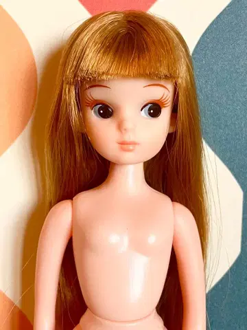 복각초대 리카짱 금발 뱅 헤어 롱 헤어