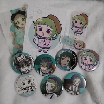 밀그램 아마네 캔뱃지 아크릴 스탠드 명찰 엽서