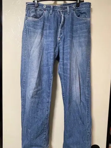 A.PRESSE No.2 워시드 와이드 데님 팬츠 36