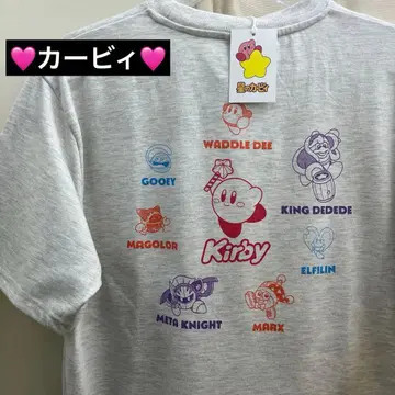 [ 새상품 ] 커비T셔츠 자수 백 프린트 Kirby T셔츠 캐릭터T