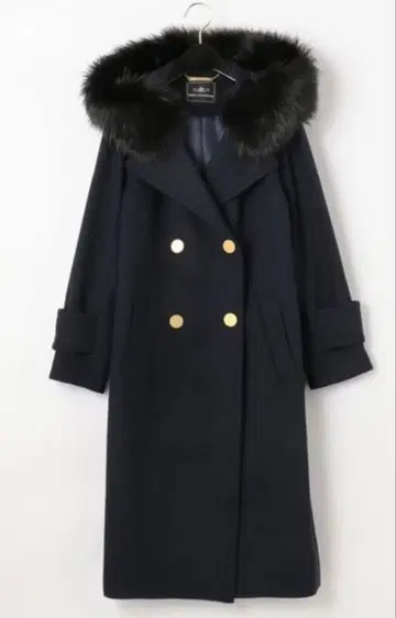 Gracecontinental 더블 브레스트 롱 코트