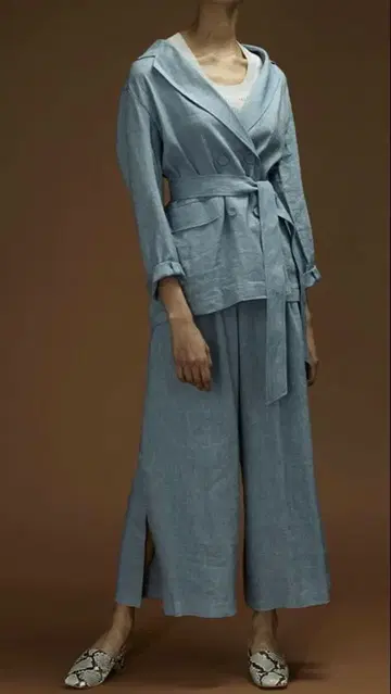 Diagram 벨트 부착 더블 자켓