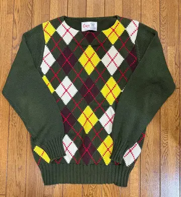 Corgi 코기 아가일 무늬 니트 스웨터 새상품급