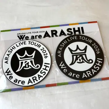 We are ARASHI 2026 PVC 코스터 아라시 새상품
