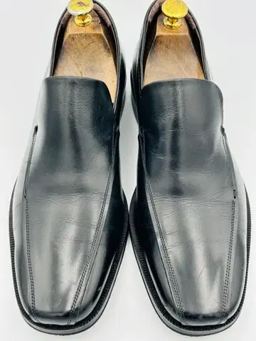 컨디션 최상 Mr. JUNKO 미스터 준코 슬립온 천연 가죽 25EEE