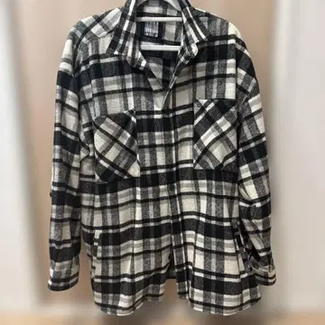 I AM 체크 무늬 플란넬 셔츠