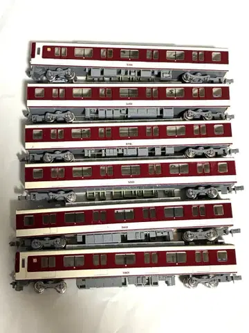 긴테츠 5800계 6량 그린맥스 동력 작동 확인 완료 정크제품