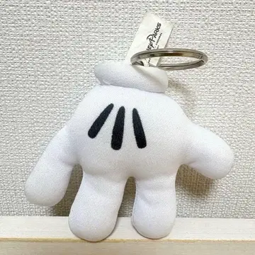 미키 핸드 봉제 인형 키링 미키마우스 손 디즈니 파크스