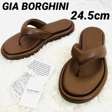 GIA BORGHINI GIA5 플립플랍 38 브라운 이탈리아제