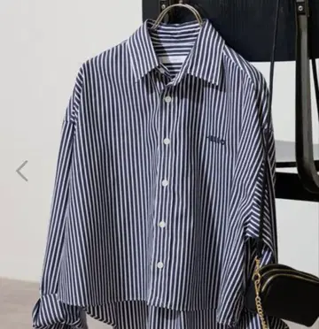 FRAMeWORK 스트라이프 숏 셔츠