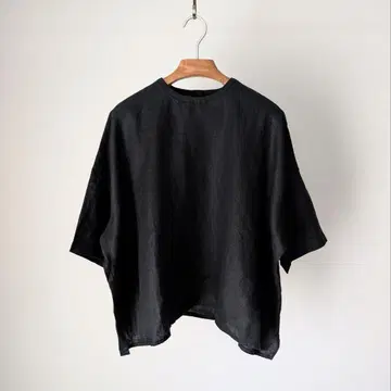 카구레 린넨 반팔 크루넥 풀오버 kagure 블라우스