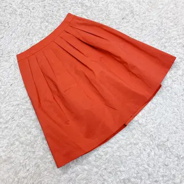 리플렉트 스커트 M 사이즈 새상품 택 포함 레드오렌지